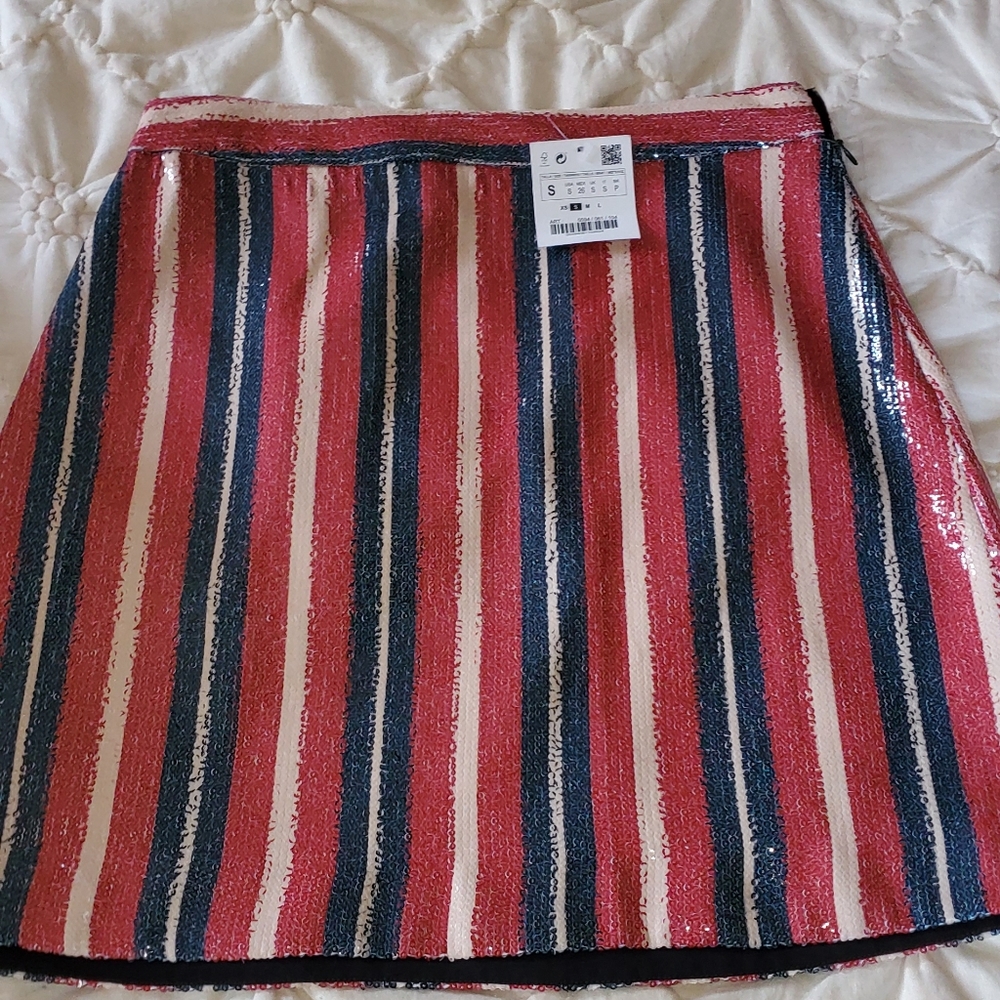 Zara sequin skirt